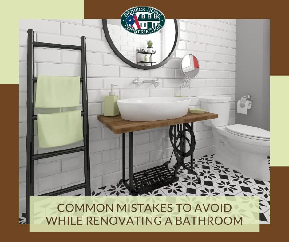 Mistakes to avoid while renovating a bathroom