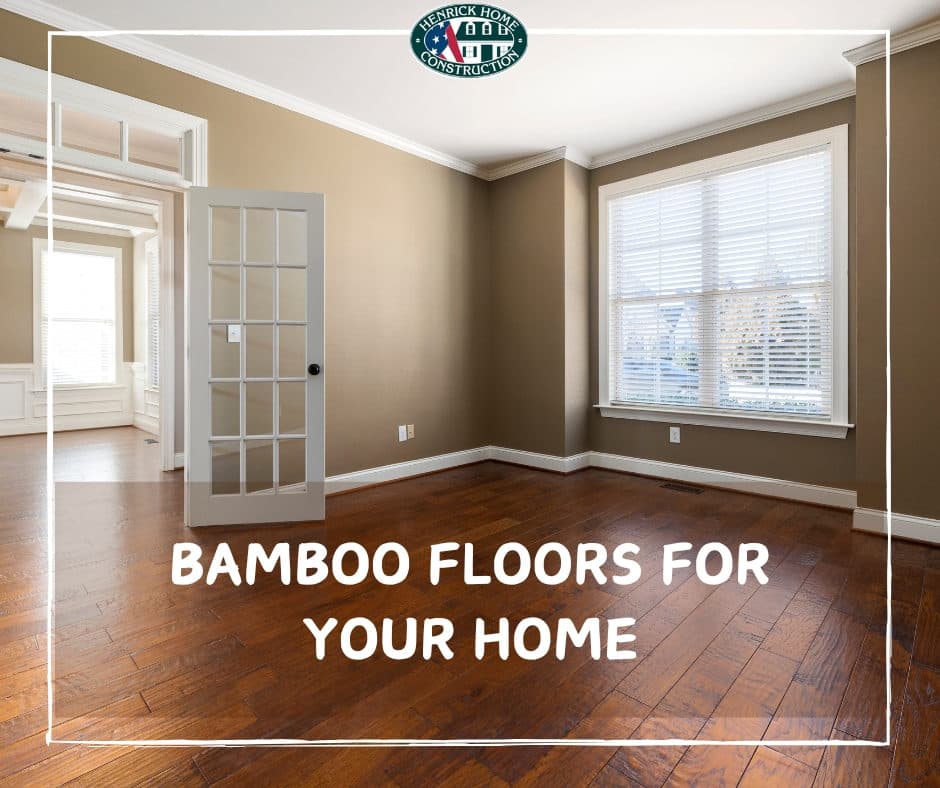 BAMBOO FLOORS FOR YOUR HOME