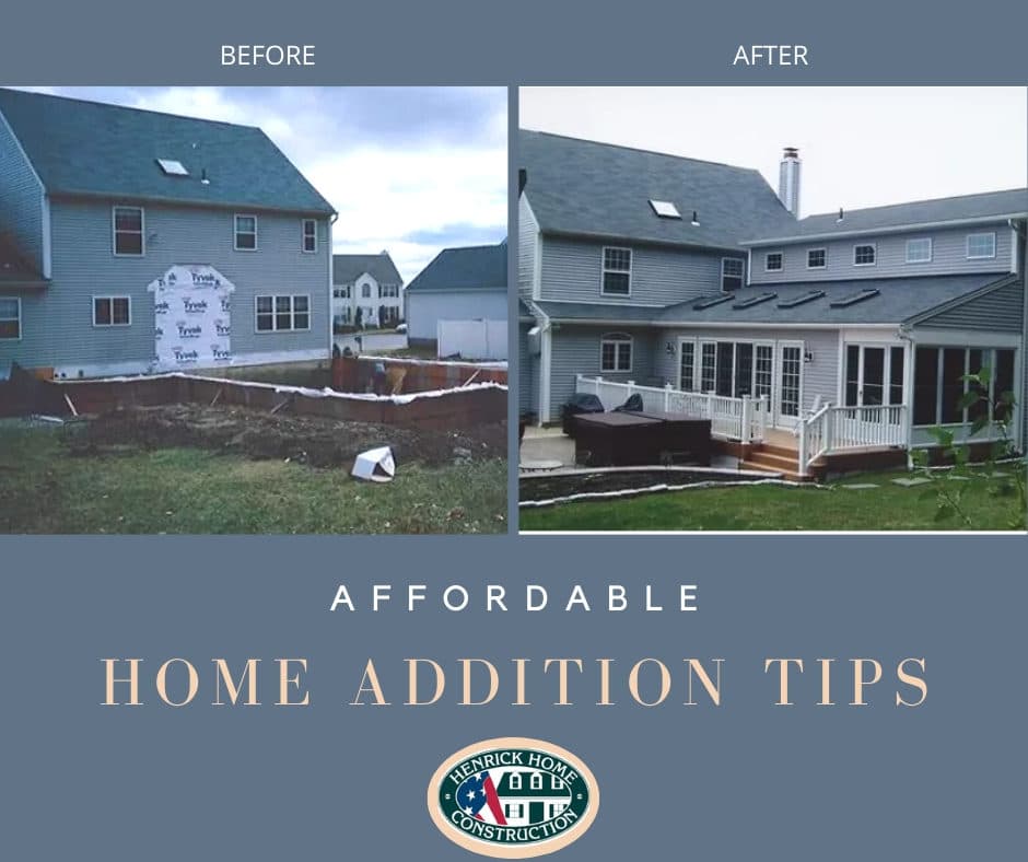 Affordable home addition tips