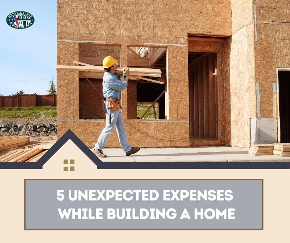 5 Unexpected expenses while building a home