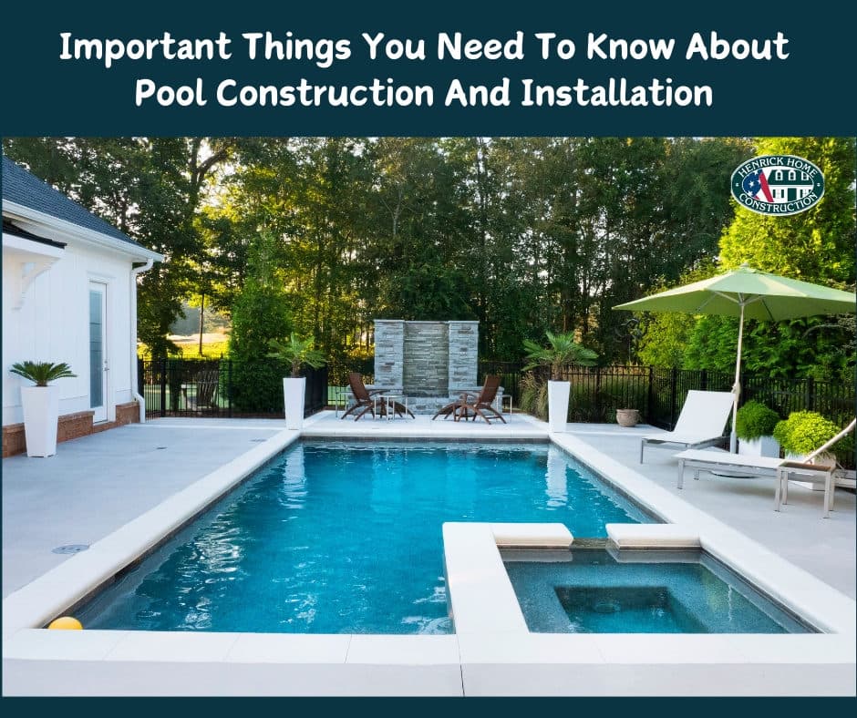 IMPORTANT THINGS YOU NEED TO KNOW ABOUT POOL CONSTRUCTION AND INSTALLATION