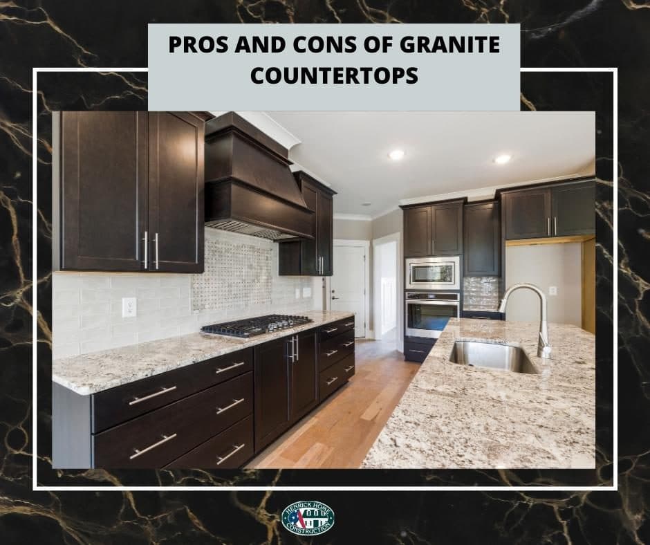 Pros ad cons of granite countertops